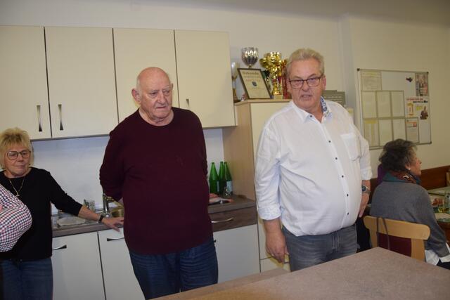v.l. Vorsitzender Gerhard Fink, Stellvertreter Gerhard Koch  | Foto: Strohmeier