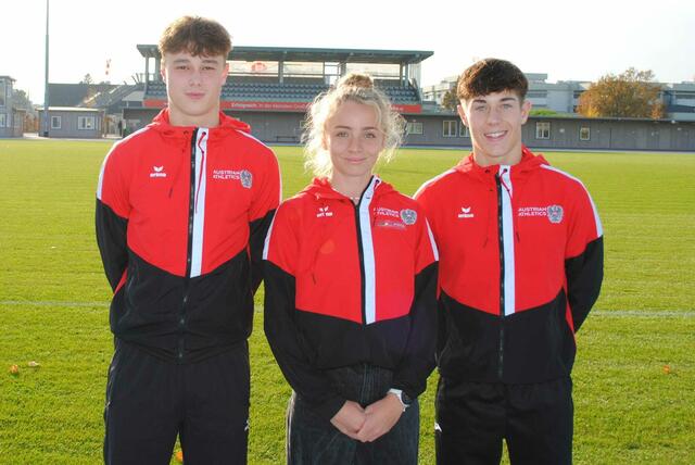 Max Baxa, Caroline Bredlinger, Markus Locsmandy | Foto: Laufteam Burgenland