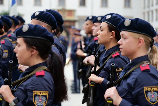 Die Bewerbungen und Aufnahmen bei der Polizei haben sich 2024 verdoppelt | Foto: Maximilian Spitzauer
