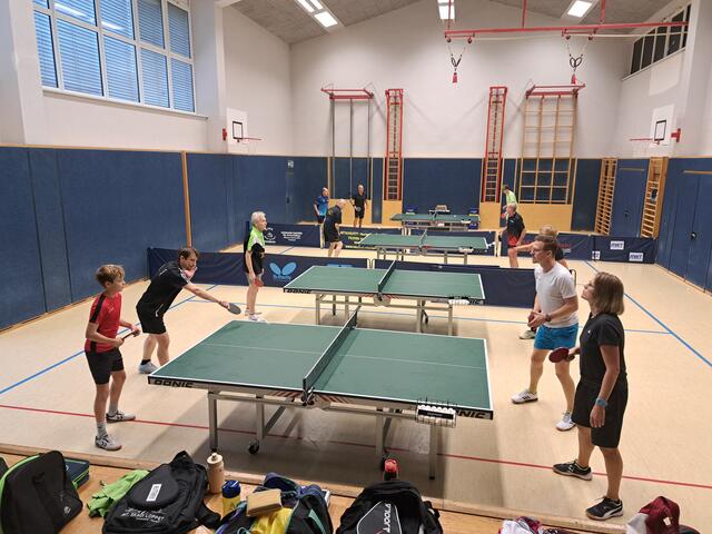 Blick in die zum Hobby Training. 