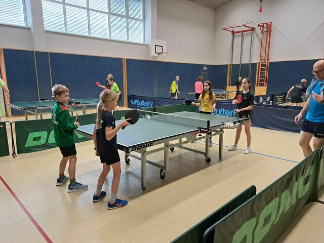 Training von den Kids von Harald Schörgmaier und Enkelkinder von Gerhard Ast 