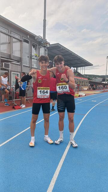 Markus Locsmandy, Max Baxa | Foto: Laufteam Burgenland