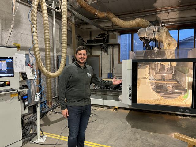 Florian Feichtinger ist der neue Geschäftsführer des LTG-Holzbearbeitungszentrums in St. Stefan
 | Foto: MeinBezirk.at