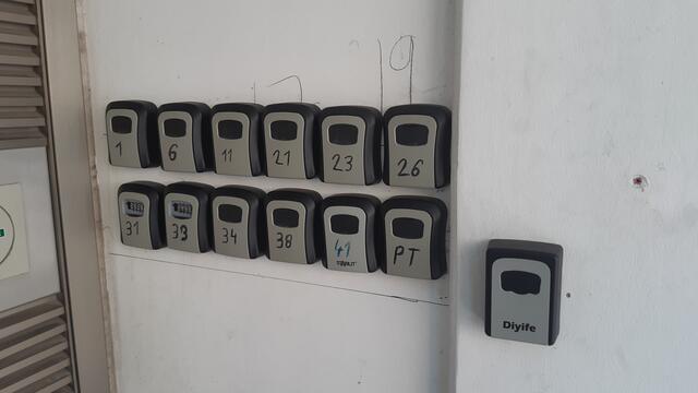 Schlüsselboxen sind ein typisches Indiz für Kurzzeitvermietungen.  | Foto: Grüne Simmering