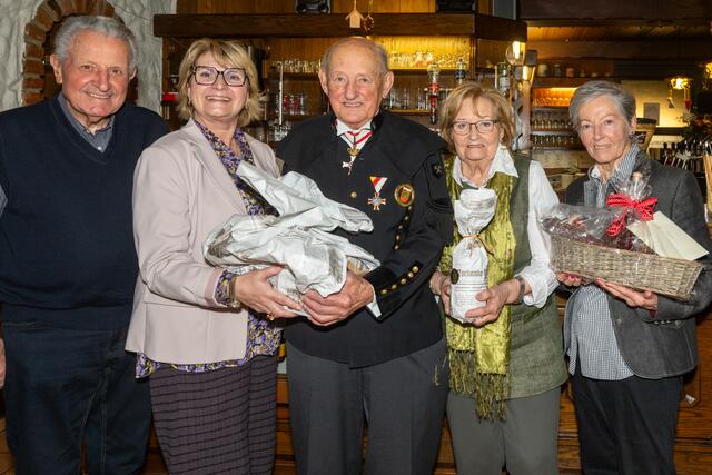 Werner Egger, Helga Seeber, Alfred Gruber, Renate Bohrisch und Rosemarie Gabriel (v.l.n.r.). | Foto: Dieter Arbeiter