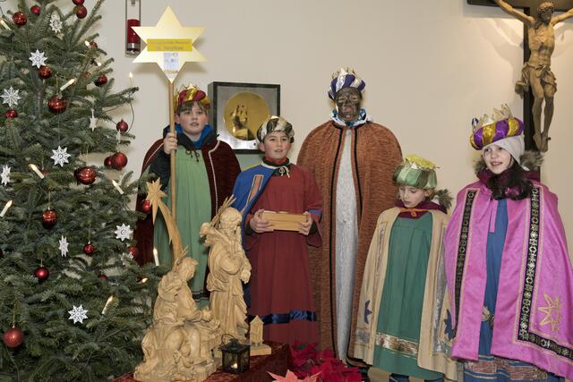 Die Sternsinger waren in Braunau unterwegs. | Foto: Krankenhaus Braunau