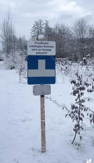Beim Hüttendorf in Rackersing ist der Wanderweg nun unterbrochen. Man kann aber ausweichen. | Foto: Pichler/FB