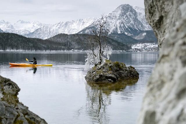 Die Servus-TV-Serie "Bergwelten" widmet sich am Montag, 20. Jänner, dem Ausseerland. | Foto: ServusTV/Armin Walcher