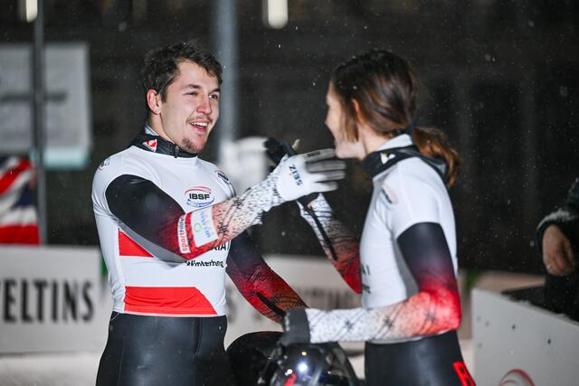 Janine Flock und Samuel Maier zählen auf der legendären Natureisbahn zu den Favoriten und wollen am Freitag erneut Spitzenplätze einfahren. | Foto: IBSF
