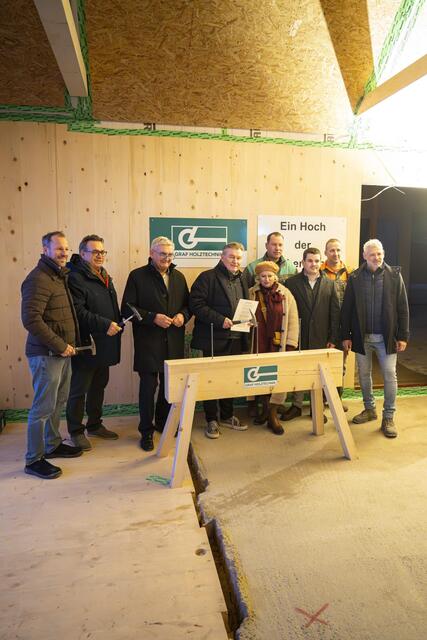 Gleichenfeier für ein besonderes Projekt im Herzen Feuersbrunns. | Foto: Mörwald