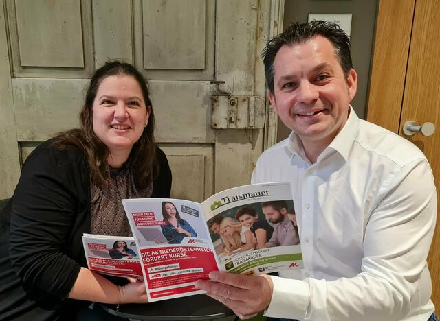 Stadtrat Andreas Rauscher und Nicole Weiss | Foto: Gemeinde Nussdorf ob der Traisen