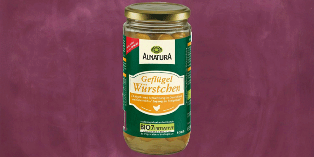 Verdorbene Geflügelwürstchen | Foto: Alnatura GmbH