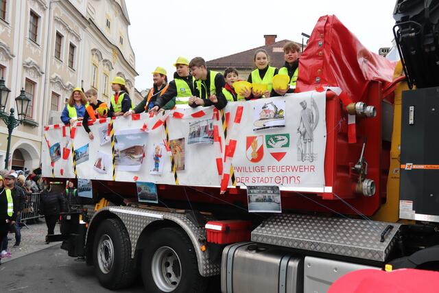 Faschingsumzug Enns 2024 | Foto: Herbert Stocker