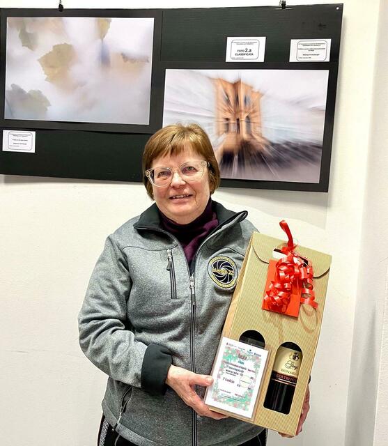 Unterberger Waltraud bei der Preisverleihung 2.Platz in Triest | Foto: Krauss Tanja