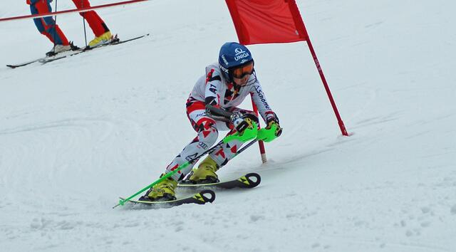 Damit das Skifahren einmal so aussieht, muss viel geübt werden. Im Bild: Luca Jobstmann (KSV) auf einer etwas älteren Aufnahme. | Foto: Kapfenberger Skiverein
