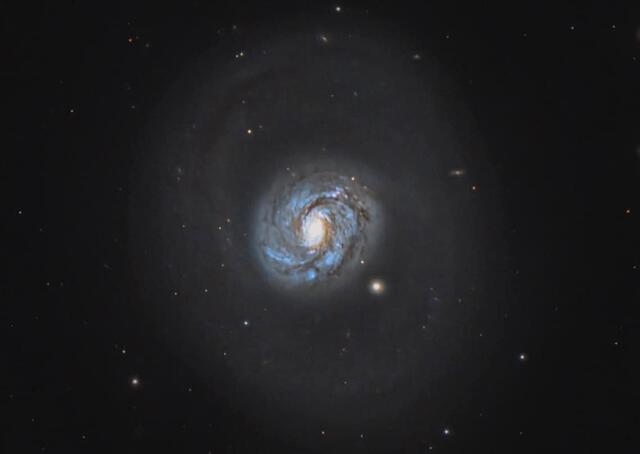 Die Spiralgalaxie Messier 77 mit dem aktiven Kern | Foto: Günter Kleinschuster