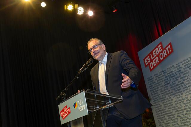 NÖ GVV-Präsident Andreas Kollross beim Neujahrsempfang.
 | Foto: NÖ GVV / Werner Jäger