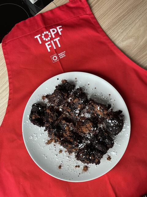 Als Nachspeise bieten sich unsere schnellen Mikrowellen-Brownies an.