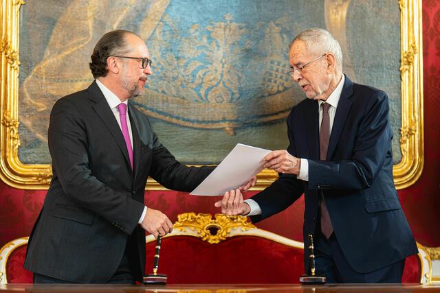 Für Schallenberg, das dienstälteste Mitglied der Bundesregierung, ist es bereits die zweite Amtszeit im Bundeskanzleramt.  | Foto: BKA