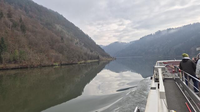 05.12.2024 Die Schlögener Schlinge bei besseren Wetterbedingungen als bei der Hinfahrt