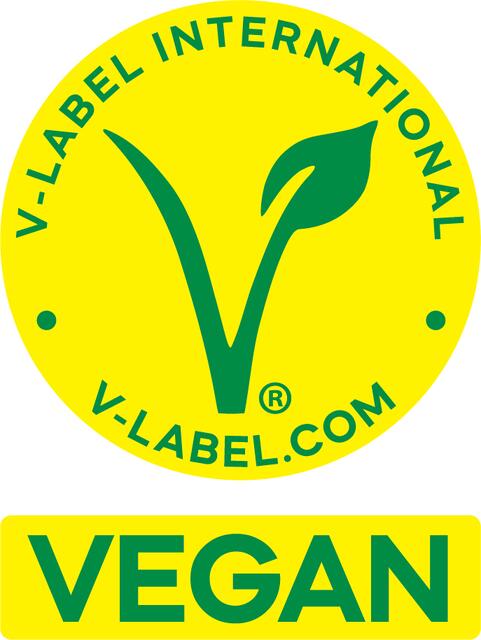 Das V-Label kennzeichnet zertifiziert vegane Produkte. | Foto: v-label.com/Vegane Gesellschaft Österreich