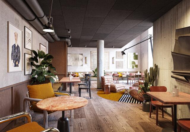 Bis zum zweiten Quartal 2026 entsteht am Naschmarkt ein neues Hotel.  | Foto: Archisphere