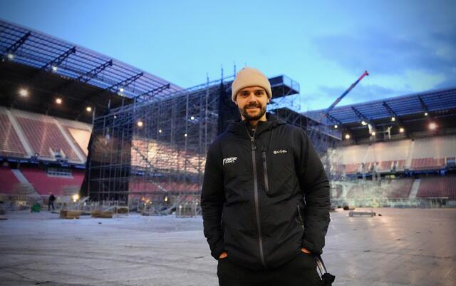 Patrick Riepl vor dem Rampen-Gerüst:  | Foto: MeinBezirk.at