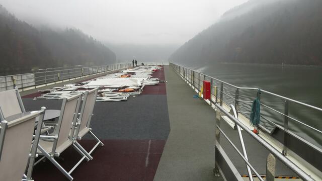 03.12.2024 bei der Hinfahrt ist die Donau mystisch