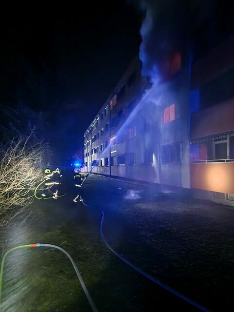 Drei Feuerwehren waren im Einsatz. | Foto: FF Brunn am Gebirge / Pressestelle