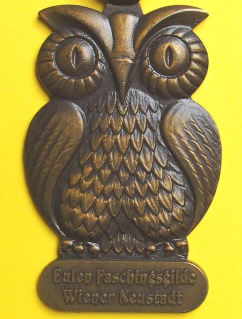 Die Eule, das Abzeichen der Wiener Neustädter Eulen-Faschingsgilde | Foto: R. Wehrl und M. Gartner