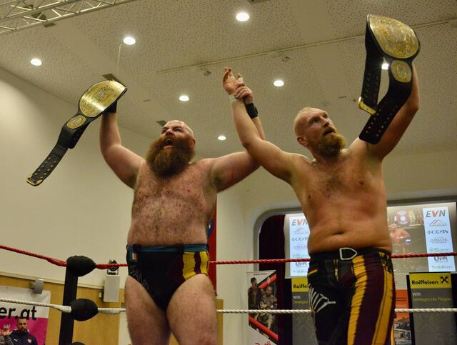 Herzhafte Matches, wilde Kerle - die Wrestlingnight in Lanzenkirchen begeisterte erneut. | Foto: Sascha Trimmel
