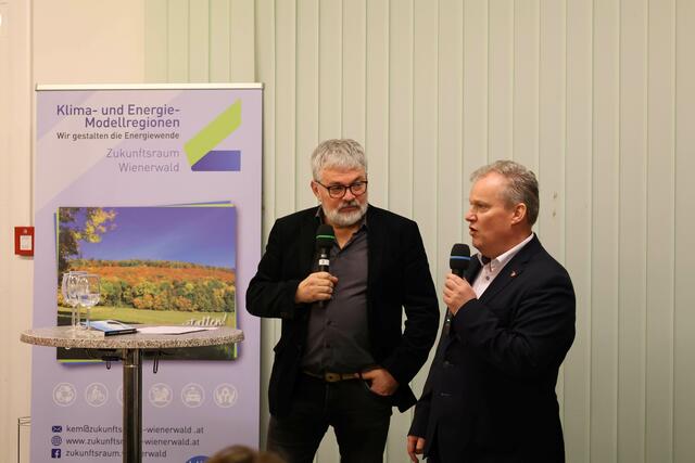 Werner Brix und Leopold Spitzbart  | Foto: Stadtgemeinde Klosterneuburg/Lutz