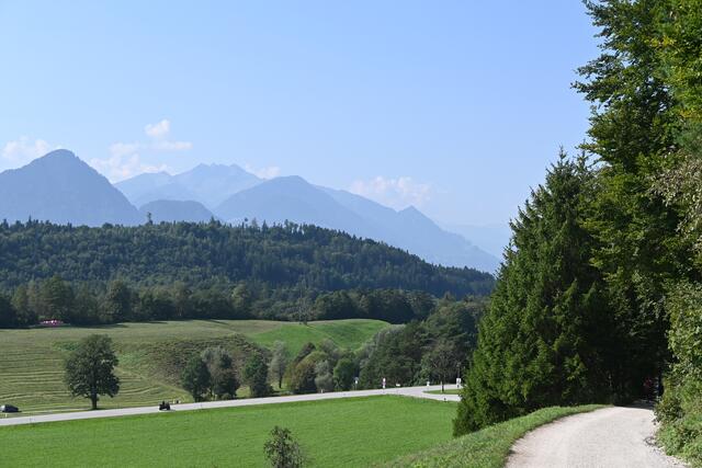 Ausblick vom Weg hinauf zum Berglsteinersee
