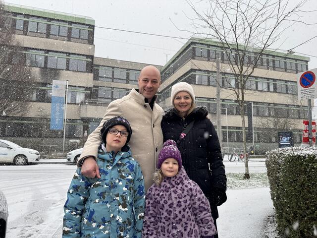 Vizebürgermeister Martin Hajart (ÖVP) ging mit der Familie zur Wahl. | Foto: Team Fotokerschi.at/Kerschbaummayr