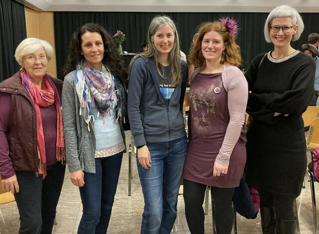 Gabriela Spindler, Andrea Stren, Andrea Rössler, Sabrina Seidl-Koch, Barbara Wohlmuth.