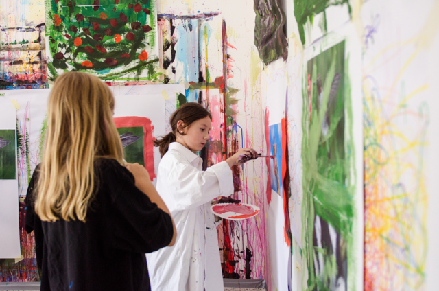 Mallabor Kids: Hier werden Kinder kreativ | Foto: Arnulf Rainer Museum/Markus Wehrlich