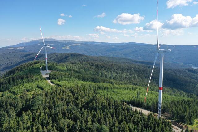 Auf der Soboth wurden vor drei Jahren zwei Windräder errichtet. Das vorläufige Ergebnis der heutigen Volksbefragung zeigte, dass die Kärntner den weiteren Ausbau von Windkraftanlagen stoppen wollen.

 | Foto: EcoWind