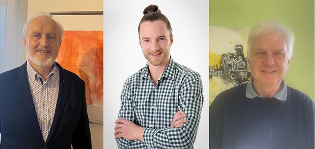 hinter der Bürgerinitiative "Zukunft Deutschlandsberg", stehen Wolfgang Galler, Marc Ortner und Johannes Zeder (v.l.) | Foto: "Zukunft Deutschlandsberg" (Ortner von Foto Strametz)