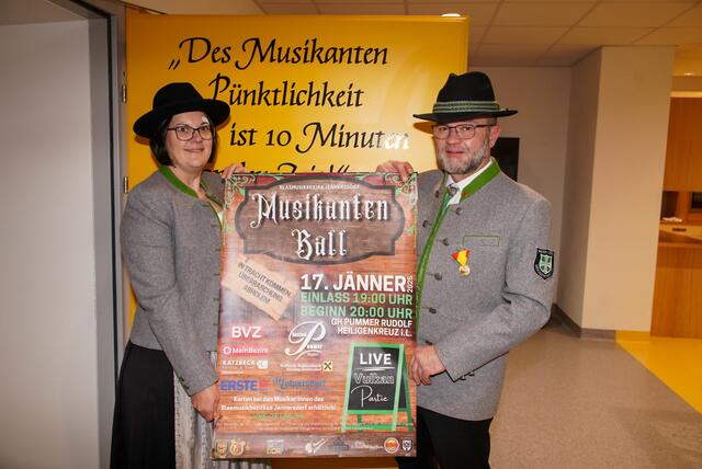 Der Musikverein Heiligenkreuz ist am Freitag, dem 17. Jänner, Gastgeber des dritten Musikantenballs im Bezirk Jennersdorf.  | Foto: Bezirksblasmusik Jennersdorf