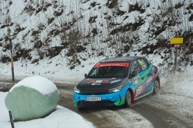 Pröglhöf/Ettel im Einsatz bei der Jännerrallye. | Foto: Dominik Autengruber