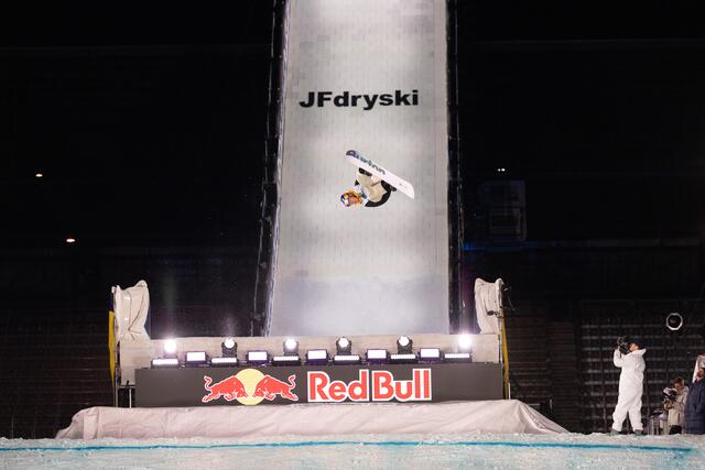 Der Lebensgefährte von Anna Gasser und Snowboarder, Clemens Millauer, wurde Fünfter. | Foto: NZ Photo/Zangerle