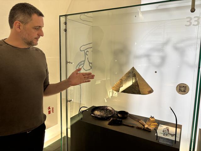 Thomas Koch Waldner ist neuer Archäologe im Keltenmuseum Hallein. | Foto: Thomas Fuchs