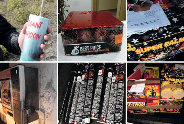Jedes Jahr stellt die Polizei Dutzende – illegal aus Tschechien eingeführte – pyrotechnische Gegenstände sicher. | Foto: Polizei