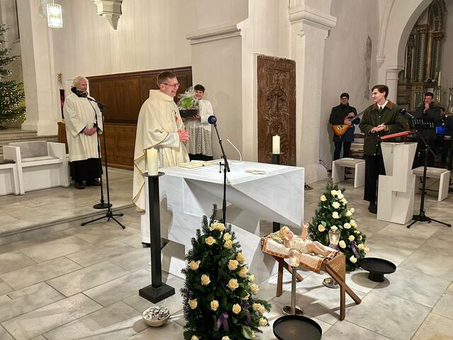 Peter Ackermann leitete die Messe an diesem Abend. | Foto: Stadtpfarre Wolfsberg