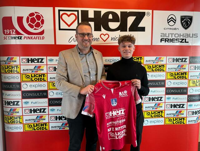 Lukas Hirschböck kommt vom SV Wildon. | Foto: SC Pinkafeld