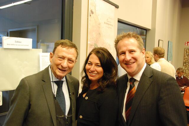 IPG Präsident Adolf Ehrentraud, Petra Postl und Markus Pohanka