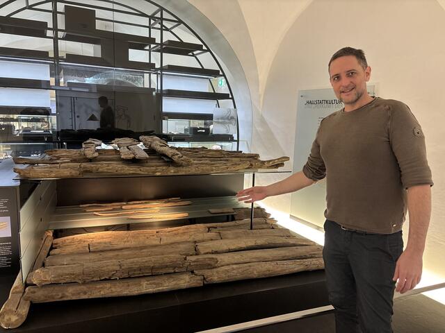 Thomas Koch Waldner ist neuer Archäologe im Keltenmuseum Hallein. | Foto: Thomas Fuchs