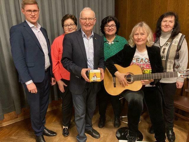 Patrik Fazekas, Martina und Werner Gradwohl, Christine Binder und Hedy Stahl.

 | Foto: Werner Gradwohl