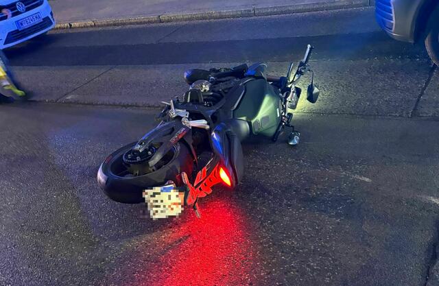 Am Montagabend kam es zu einem schweren Unfall zwischen einem Motorradfahrer und einer Fußgängerin.  | Foto: z.V.G.