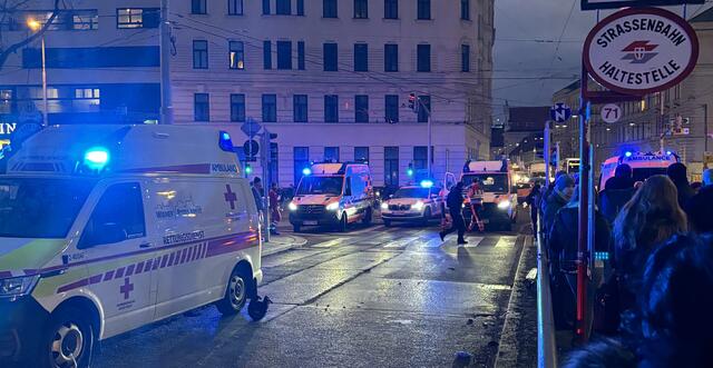 Der Unfall ereignete sich beim Übergang zur Straßenbahnstation St. Marx. | Foto: z.V.g.